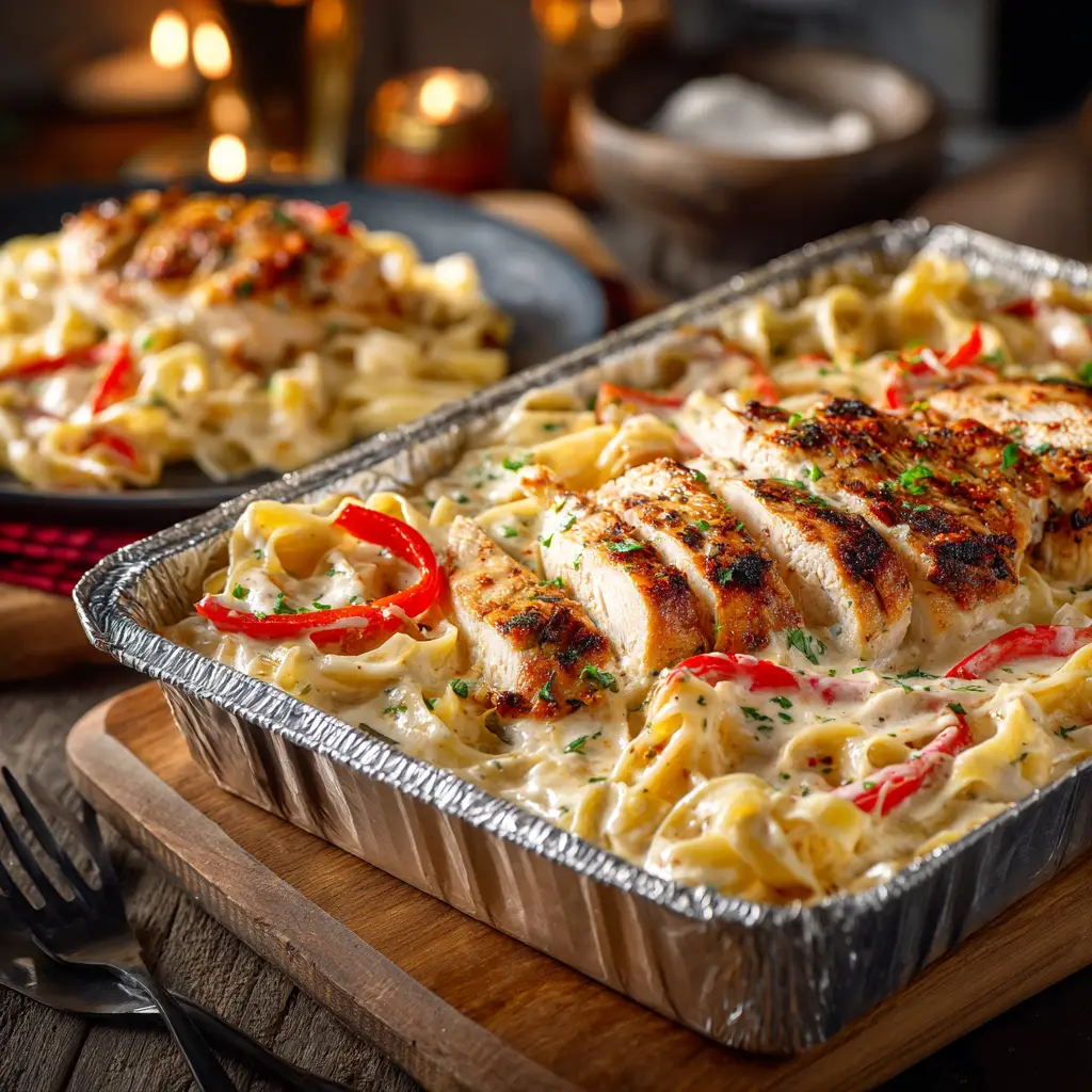 Olive Garden Chicken and Shrimp Carbonara Serves 4 6