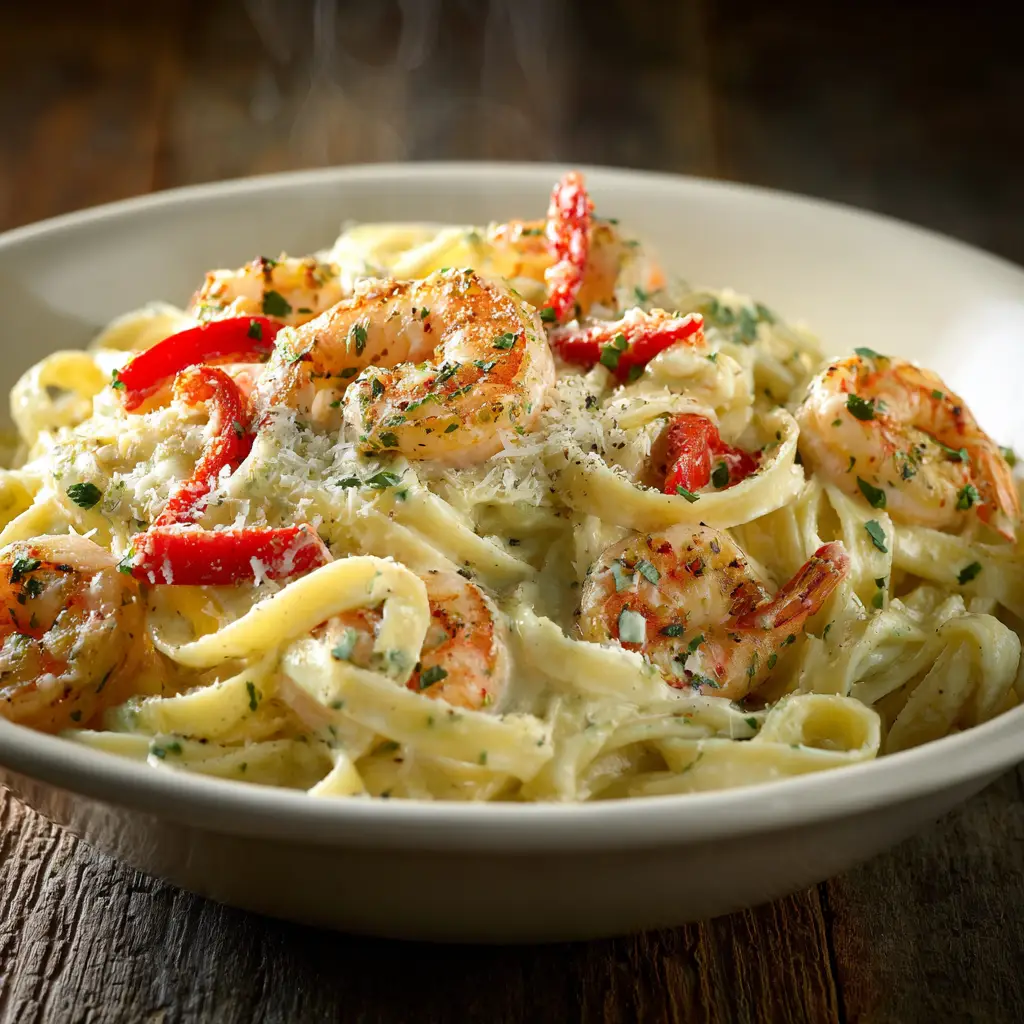 Olive Garden Shrimp Carbonara