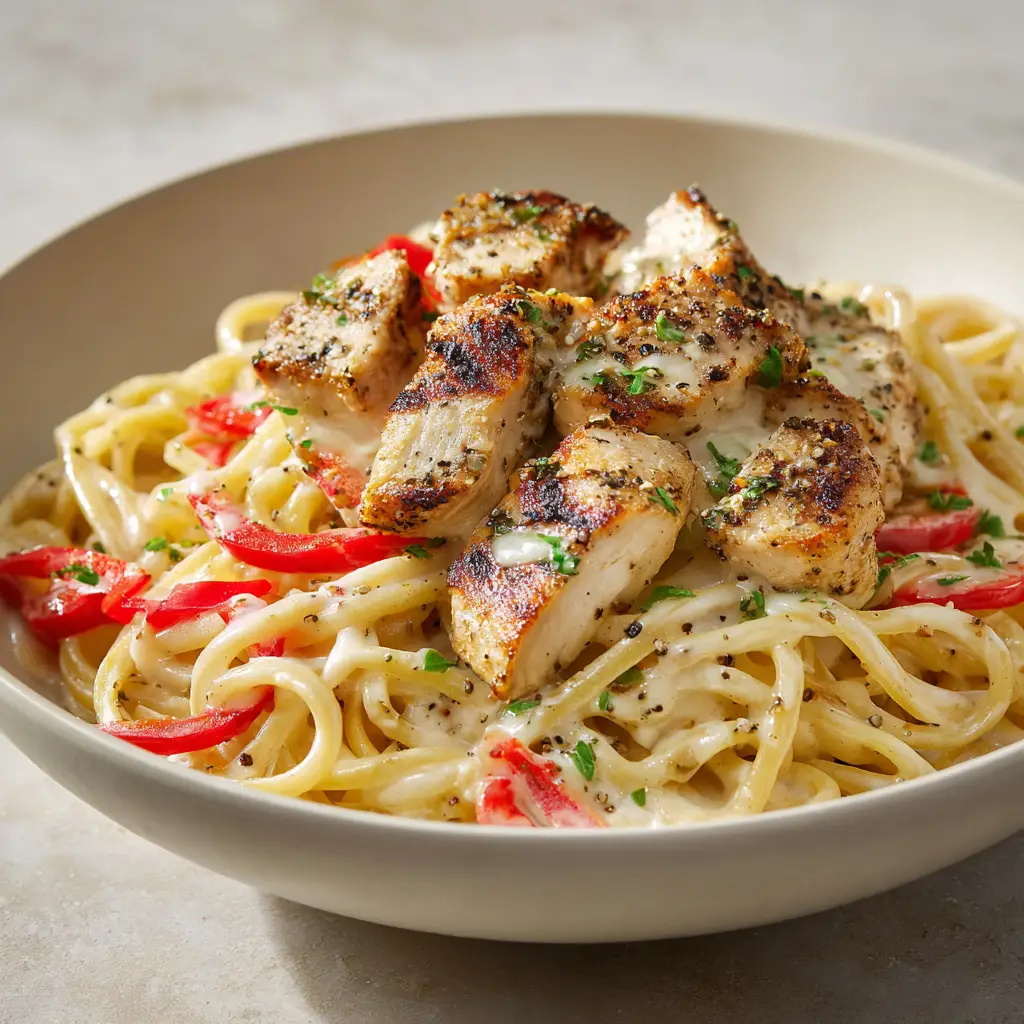 Olive Garden Chicken and Shrimp Carbonara Serves 4 6